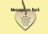 Ceramic Hanging Heart - Cousins like you are precious and few