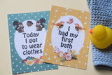 Forest Animal Premature Baby Journey Cards ®