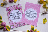 Bright Floral Breastfeeding Journey Cards ®