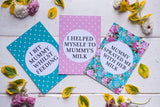 Bright Floral Breastfeeding Journey Cards ®