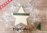 Wooden Colour In Doodle Star Ornament or magnet - Merry Xmas to the best Teacher