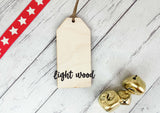 Reusable Gift Tag - Xmas tree