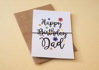 A6 postcard print - Birthday Dad