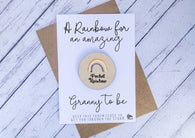 Wooden pocket rainbow for an amazing Granny to be