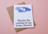 A6 Postcard Print - Thanks Baby Shower