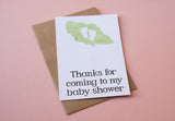 A6 Postcard Print - Thanks Baby Shower