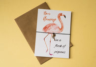 A6 Postcard Print - Flamingo