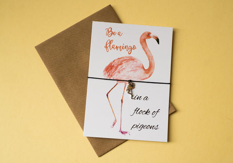 A6 Postcard Print - Flamingo