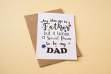 A6 Postcard Print - Special Person to be my Dad