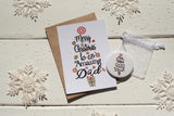 Christmas Tree Dad A6 Postcard