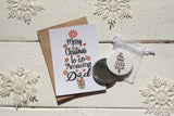 Christmas Tree Dad A6 Postcard