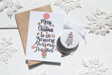 Christmas Tree Nursery Teacher A6 Postcard