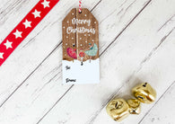Reusable Gift Tag - Nutcracker Dancers