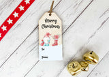 Reusable Gift Tag - Xmas Gonk