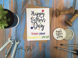A6 Postcard Print - Happy Father's Day From Your Favourite Child