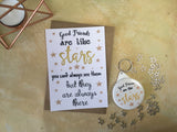 A6 Postcard Print - Good Friends Are Like Stars