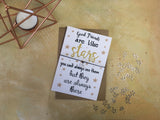 A6 Postcard Print - Good Friends Are Like Stars