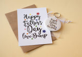Happy Father's Day Love Bump A6 postcard print