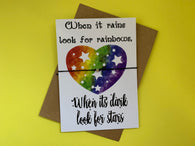 A6 postcard print - Look for Rainbows