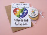 A6 postcard print - Look for Rainbows