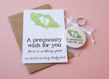 A6 Postcard Print - Pregnancy Wish