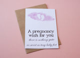 A6 Postcard Print - Pregnancy Wish