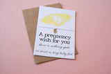 A6 Postcard Print - Pregnancy Wish
