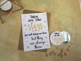 A6 Postcard Print - Sisters Are Like Stars