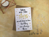 A6 Postcard Print - Sisters Are Like Stars