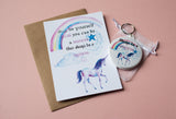 A6 Postcard Print - Be a Unicorn