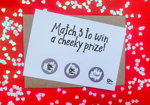 SWEARY Scratchcard - Bum Fun