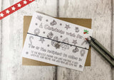 Wish bracelet - Xmas Doodle Wish for an amazing Maid of Honour