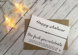 Sweary Wish Bracelet Happy Whatever the f*ck you celebrate