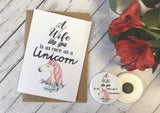 A Wife Like You is as rare as a Unicorn Wish Bracelet