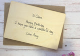 Wooden Wish Bracelet - A Wish for an Amazing Gymastics Teacher