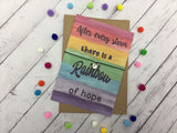 After every storm there is a rainbow of hope Wish Bracelet