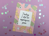Alternative Baby Journey Cards ® Pastel Cactus