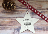 Ceramic Hanging Star - Merry Christmas to an Amazing Granny