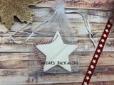 Ceramic Hanging Star Decoration First xmas as mr & mrs presents