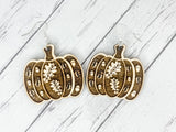 Pumpkin Earrings Leaves Acorn