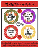 Monthly Journey Stickers - Forest Animals