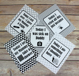Alternative Baby Journey Cards ® Monochrome