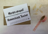 Wish bracelet - World's okayest homeschool teacher